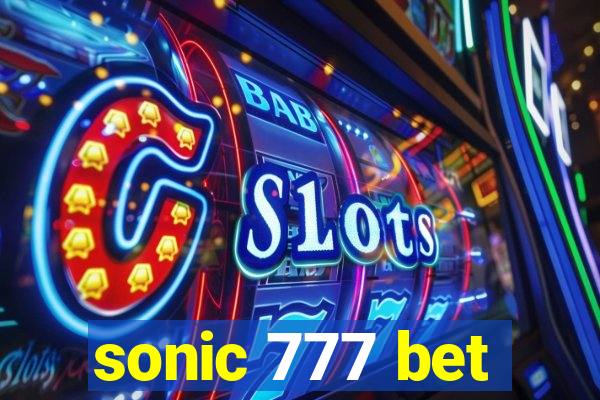 sonic 777 bet