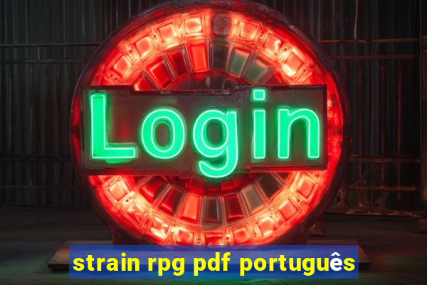 strain rpg pdf português