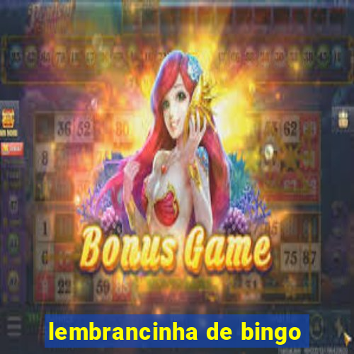 lembrancinha de bingo